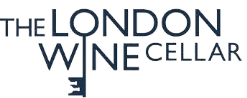 London Wine Cellar business logo in yellow color